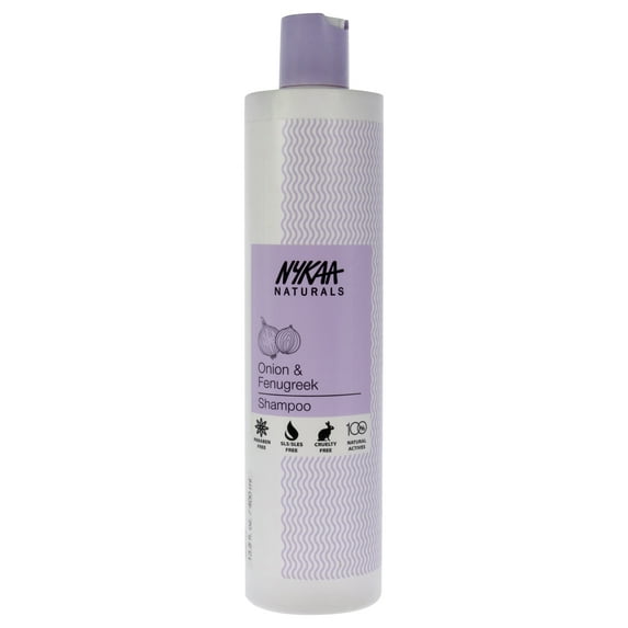 Nykaa Naturals Shampoo, Hair Growth Shampoo, Onion and Fenugreek, 13.52 oz