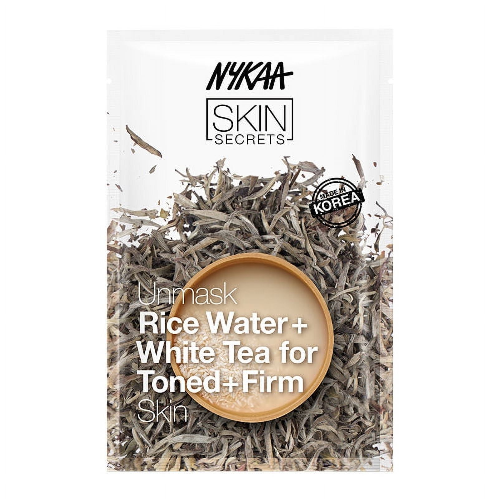 Nykaa Skin Secrets Exotic Indulgence Rice Water + White Tea Sheet Mask ...