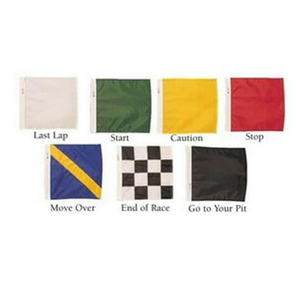 Nyl-Glo Auto Race Flag Set -24 in. X 24 in.
