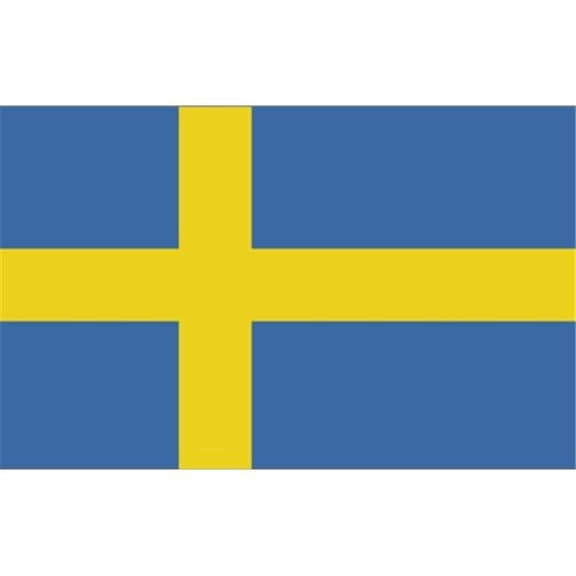Nyl-Glo Sweden Flag-12 in. X 18 in.