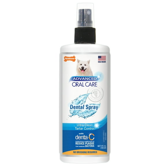 Nylabone Advanced Oral Care Dental Spray Fresh Breath 4 Ounce (1 Count)