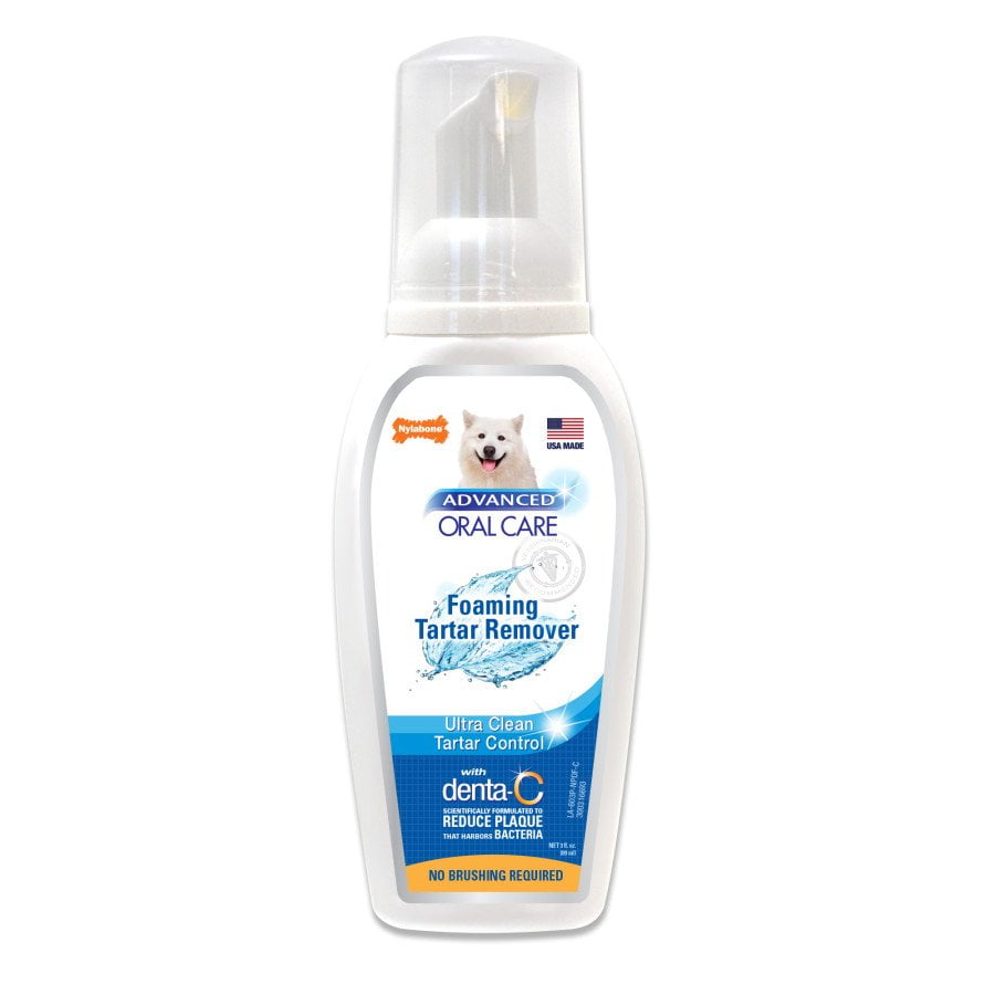 Nylabone Advanced Oral Care Foaming Tartar Remover Dental Hygiene for Dogs Walmart