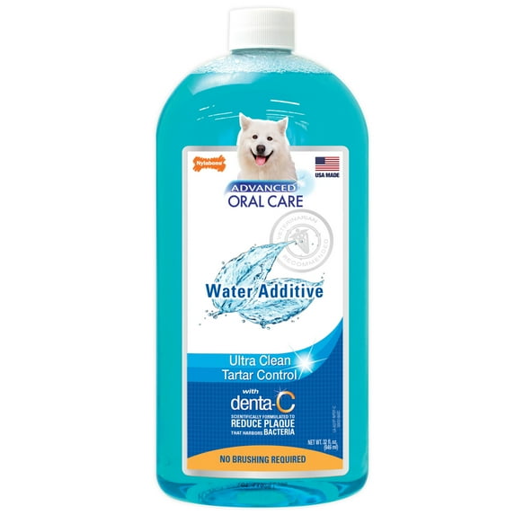 Nylabone Advanced Oral Care Water Additive for Dogs Original 32 Ounce (1 Count)