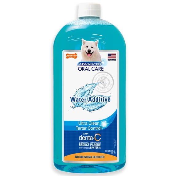 Nylabone Advanced Oral Care Water Additive for Dogs Original 32 Ounce (1 Count)