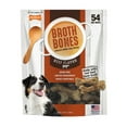 Nylabone Broth Bones Natural Edible Dog Treat Chews (54 Count