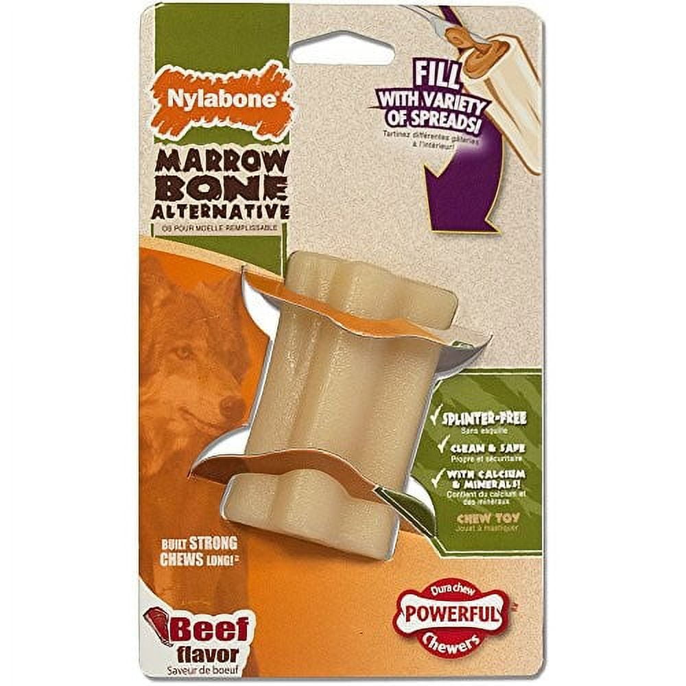 Nylabone DuraChew Marrow Bone Alternative Beef Flavored Dog Toy