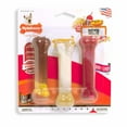 thumbnail image 1 of Nylabone Flavor Frenzy Power Chew Dry Dog Toy, Chili Cheese Dog, Popcorn & Cherry, SM, 3pk, 1 of 13