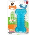 thumbnail image 1 of Nylabone Flexi Chew Chill & Chew Toy with Treat Pockets Chicken Blue Medium (1 Count), 1 of 12