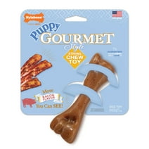 Nylabone Gourmet Style Strong Femur Puppy Chew Toy Bacon Small/Regular - Up to 25 Ibs. (1 Count)