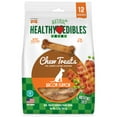 thumbnail image 1 of Nylabone Healthy Edibles All-Natural Long Lasting Chew Treats Bacon Small (12 Count), 1 of 11