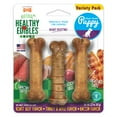 thumbnail image 1 of Nylabone Healthy Edibles All-Natural Long Lasting Puppy Chew Treats Roast Beef, Turkey, Apple, Bacon X-Small (3 Count), 1 of 10