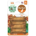thumbnail image 1 of Nylabone Healthy Edibles All-Natural Long Lasting Chew Treats Bacon X-Small (8 Count), 1 of 12