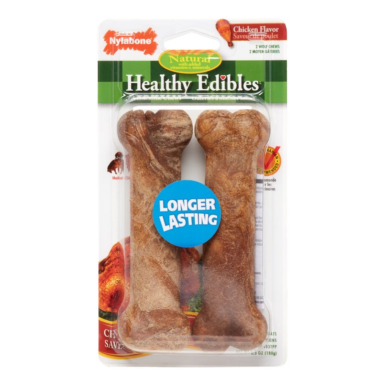 Nylabone healthy 2025 edibles roast beef