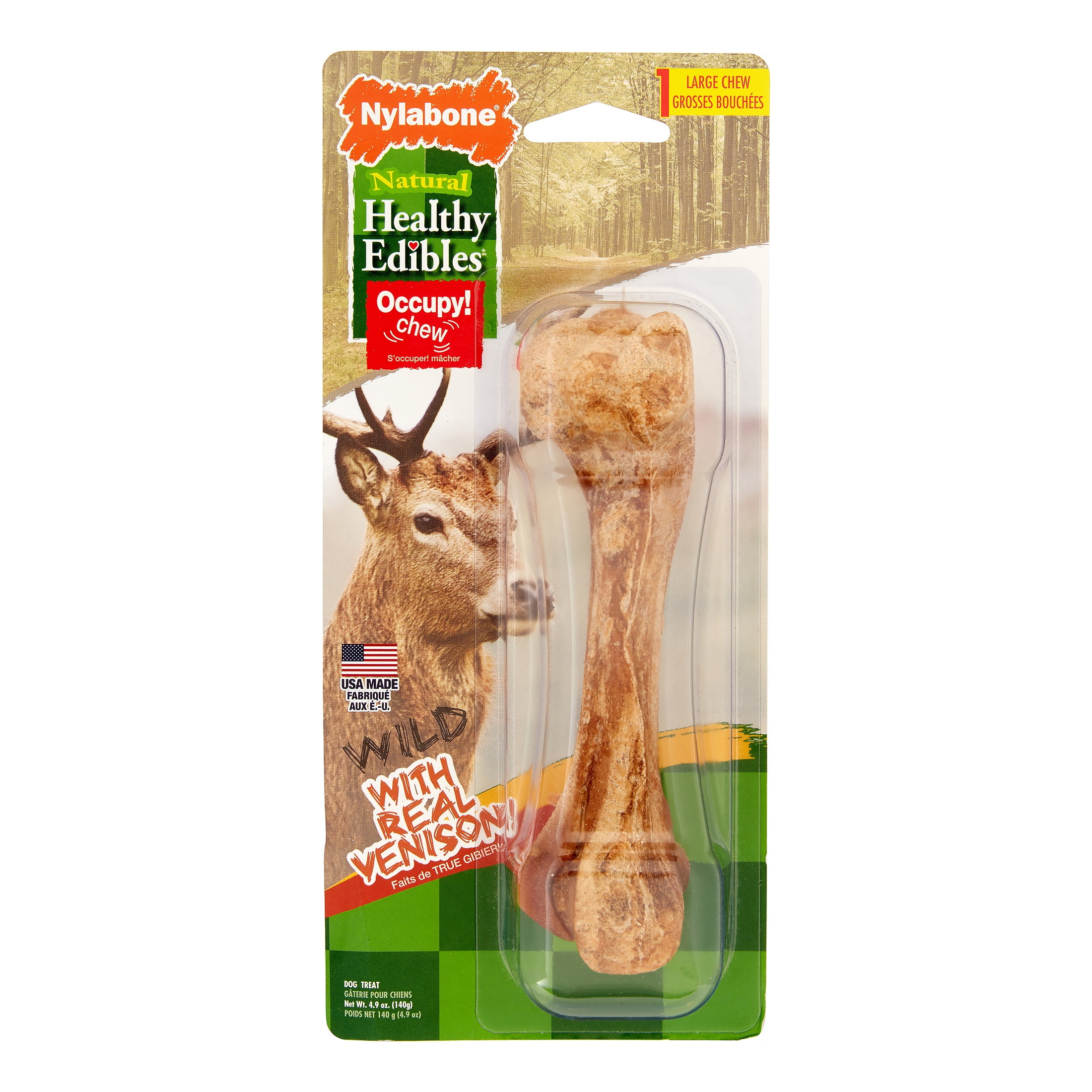 Nylabone healthy edibles dog chew treat bones hotsell