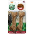 thumbnail image 1 of Nylabone Healthy Edibles WILD All-Natural Long Lasting Chew Treats Bison Medium (2 Count), 1 of 13