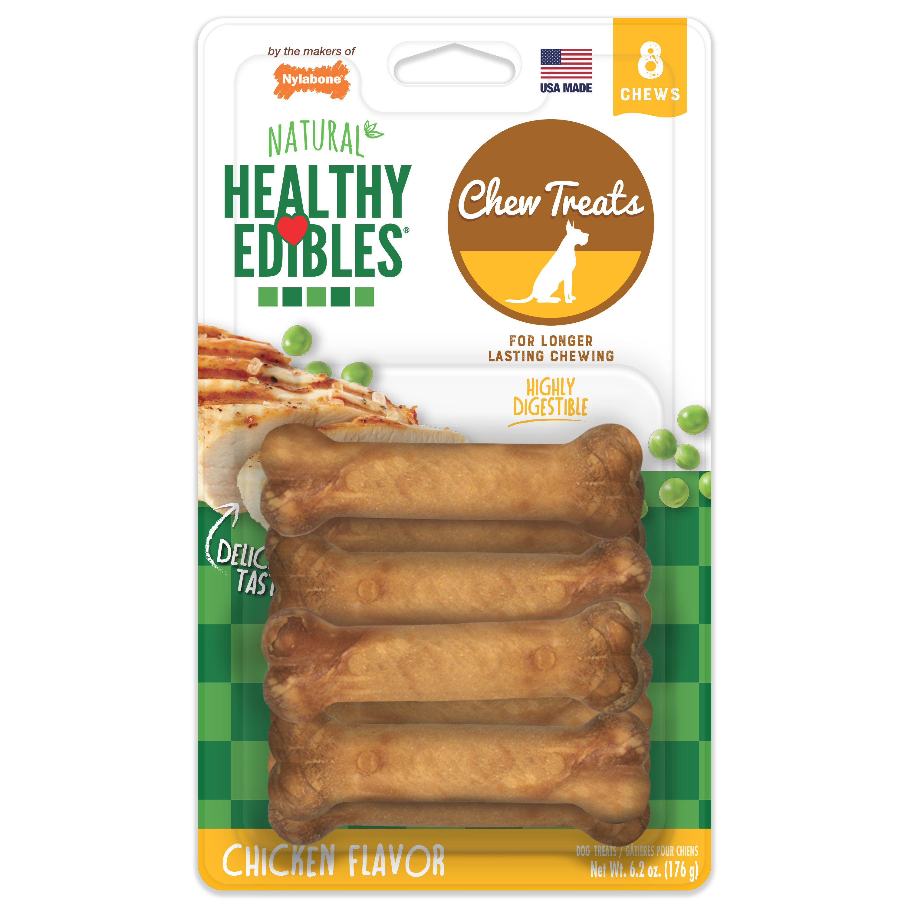 Nylabone natural healthy edibles clearance