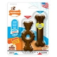 thumbnail image 1 of Nylabone Puppy Chew Teething Bone & Ring Bone Chew Toy Flavor Medley & Chicken X-Small (2 Count), 1 of 9