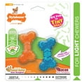 thumbnail image 1 of Nylabone Flexi Chew Bone Dog Chew Toy Peanut Butter & Bacon Orange & Blue XX-Small (2 Count), 1 of 11