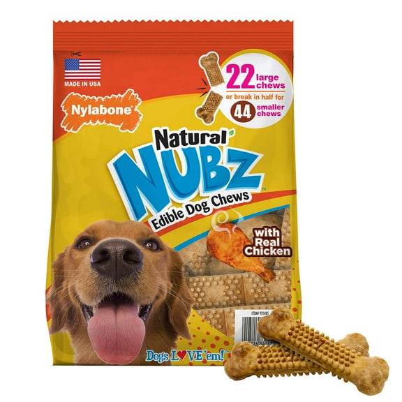 Nylabone NUBZ Dog Chews, 22 Count