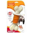 thumbnail image 1 of Nylabone Power Chew Pro Action Dental Bone Dog Chew Toy Bacon Orange Large (1 Count), 1 of 11