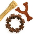 thumbnail image 1 of Nylabone Power Chew Customer Favorites Dog Chew Toy Bundle Flavor Medley, Peanut Butter, & Beef Large/Giant - Up to 50 lbs. (3 Count), 1 of 8