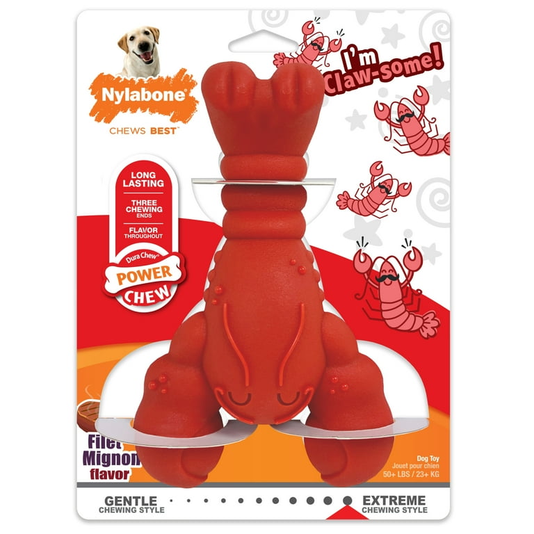Nylabone Power Chew Lobster Dog Toy Nylabone Power Chew Lobster Dog Toy