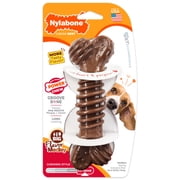 Nylabone Power Chew Groove Bone Dog Toy, Dog Chew Toy, Flavor Medley Flavor, Medium, 1 Count