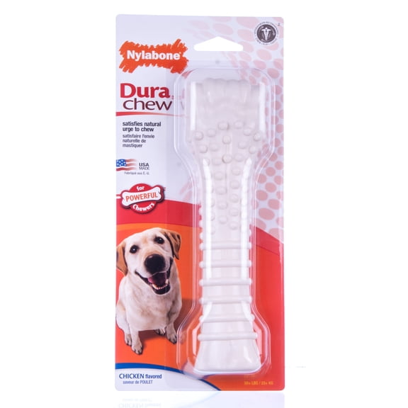 Nylabone Power Chew Textured Knuckle Bone Dog Chew Toy Chicken X-Large (1 Count)