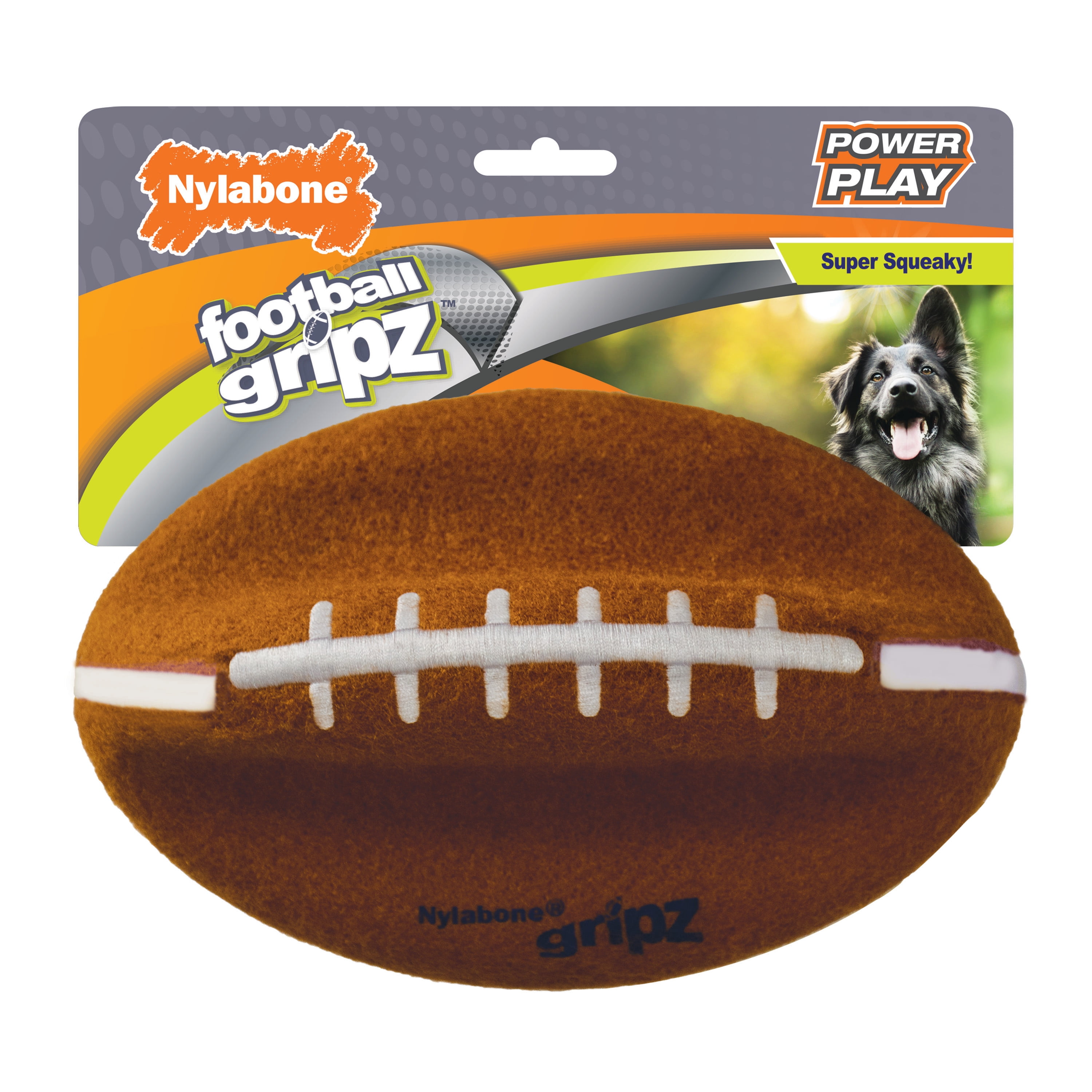 KONG AirDog Medium Squeaker Football Dog Toy High Quality Non Abrasive Material Walmart