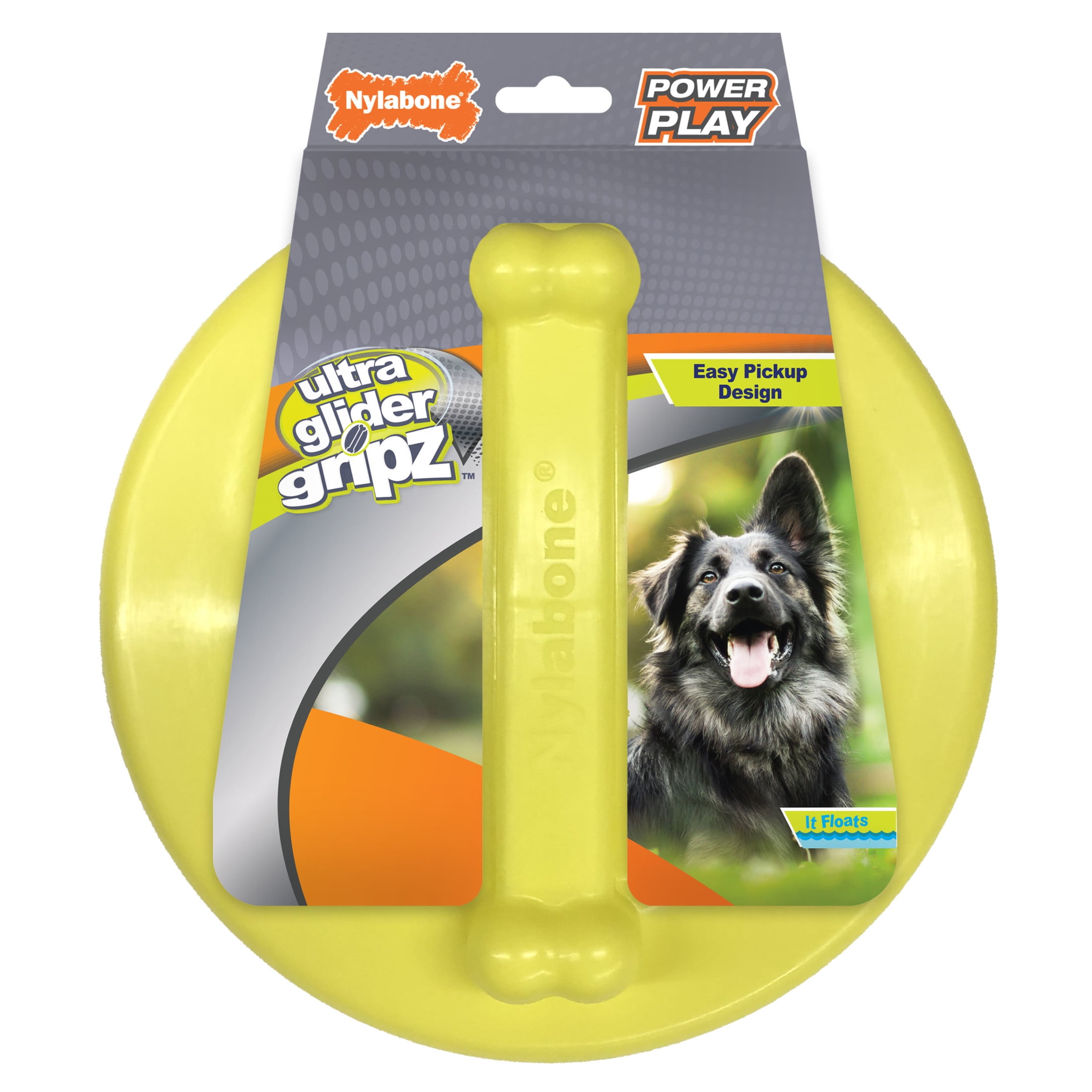 Nylabone Power Play Ultra Glider Gripz Dog Flying Disc Large