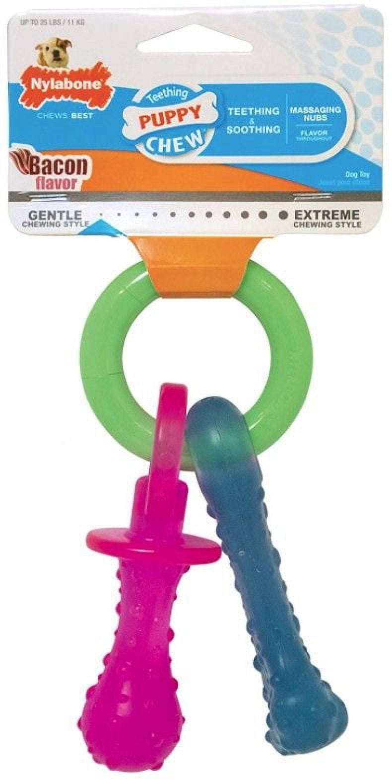 Nylabone Puppy Chew Teething Pacifier [Dog, Toys Gumabone] X-Small