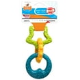 thumbnail image 1 of Nylabone Puppy Power Chew Puppy Teething Rings Bacon Small (1 Count), 1 of 15