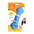 thumbnail image 1 of Nylabone Strong Chew Double Action Bone Dog Chew Toy Peanut Butter Large (1 Count), 1 of 13