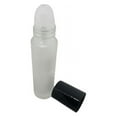 thumbnail image 1 of Nylea 26 Pack Essential Oil Roller Bottles [Free Plastic Pipette] 10ml Refillable Plastic Ball, Black cap, 1 of 5