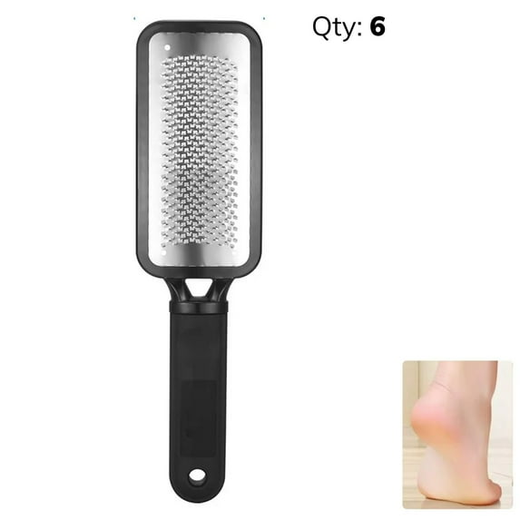 Nylea Callus Remover - 6 Pack: Professional Grade Foot Care Tool to Remove Calluses and Smooth Skin, Includes 6 Ergonomically Designed Files for Long-Lasting Results, Suitable for Home Use or Salons