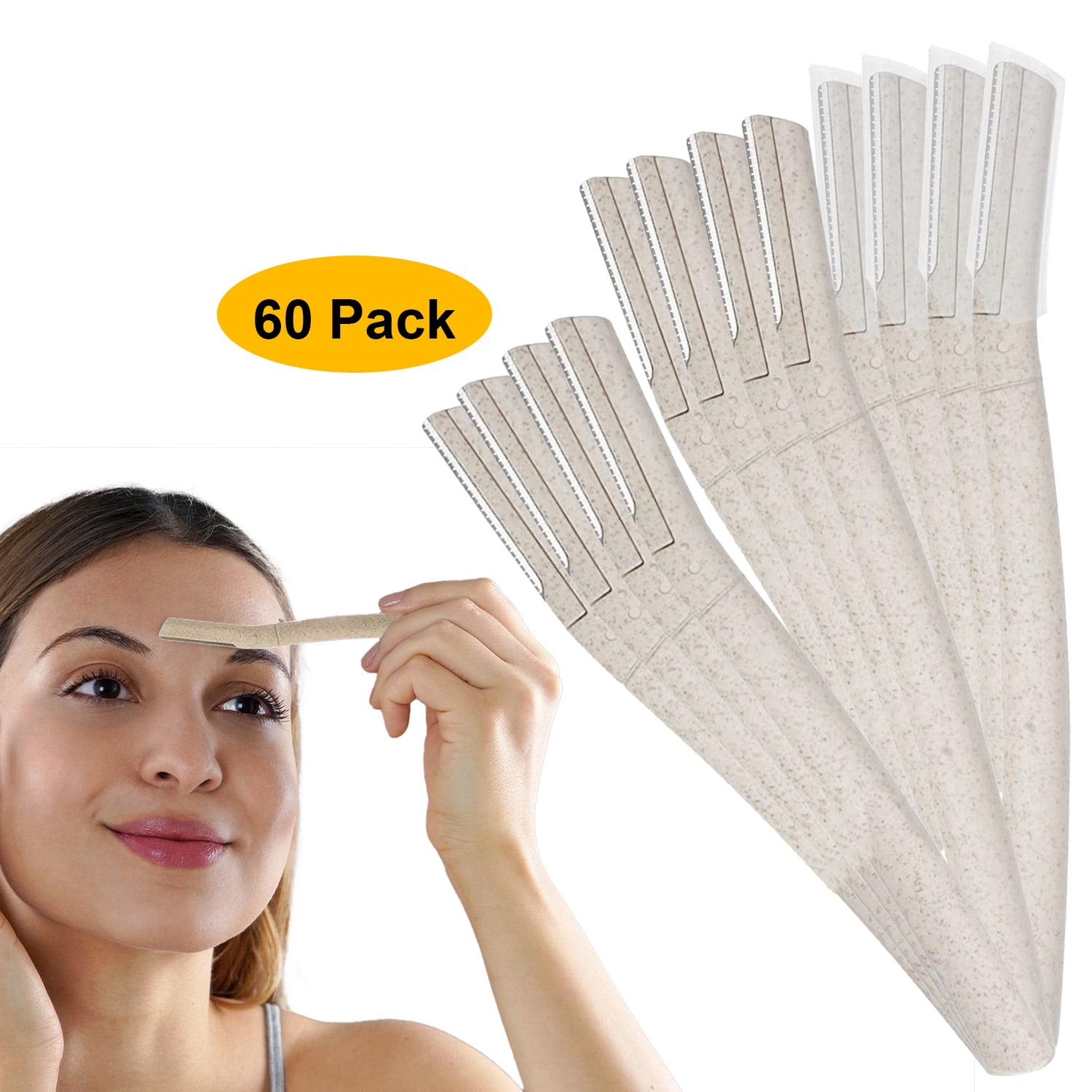 Nylea Razor Nylea Face Shavers for Women - 60 Pack - Gentle and Effective Facial ...