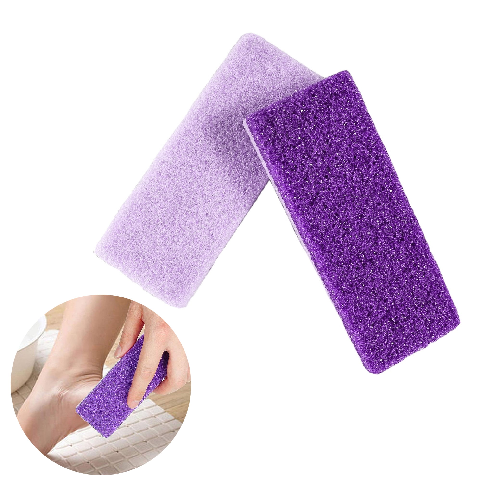 Nylea Foot Stone 2 Pack Natural Pumice Stone for Feet Callus Removal