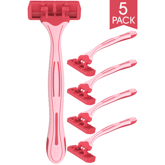 Nylea Women's Razor Shaving Razor Set with TripleBlade 5 Pack