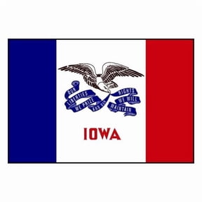 Nylglo Iowa State Flag,3x5 Ft 141760