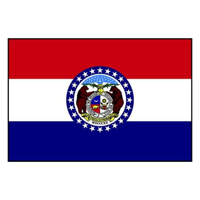Nylglo Missouri State Flag,3x5 Ft 142960