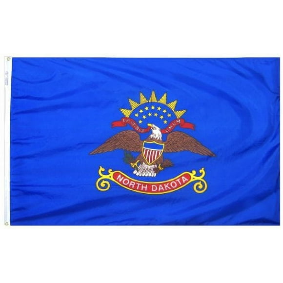 Nylglo North Dakota State Flag,3x5 Ft 144160