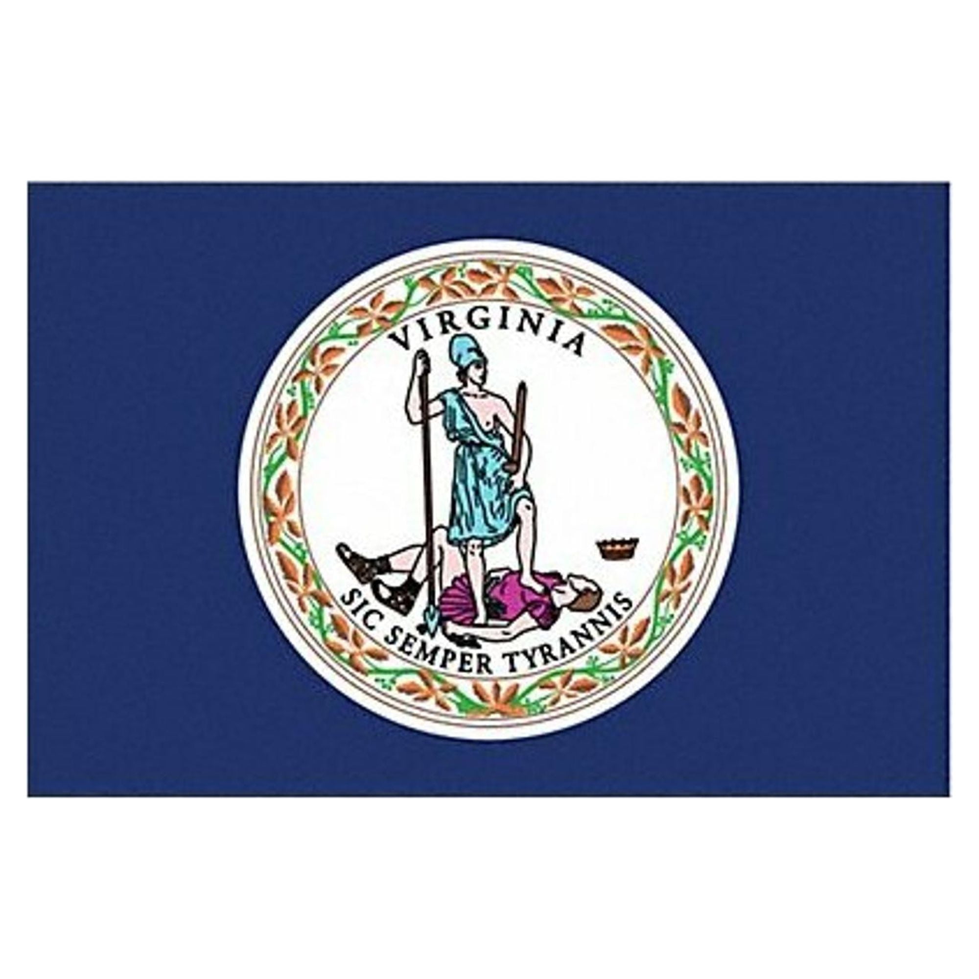 Virginia State Flag 3x5 Feet Nylon with Brass Grommets