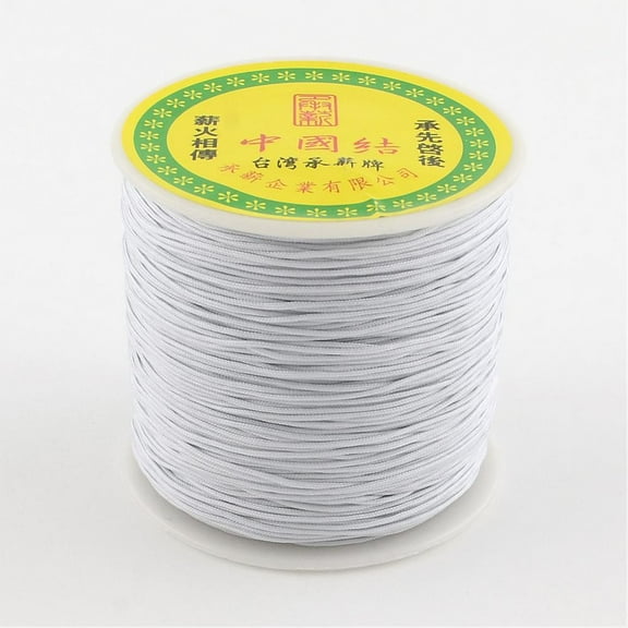 Nylon 1 roll Nylon Thread Light Grey 1mm 153.1 yards(140m)/roll
