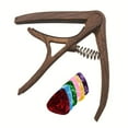 thumbnail image 1 of Nylon+ABS Guitar Capo with Strong Clamping, Protective Gasket and Convenient Removal Function for Musicians, 1 of 8