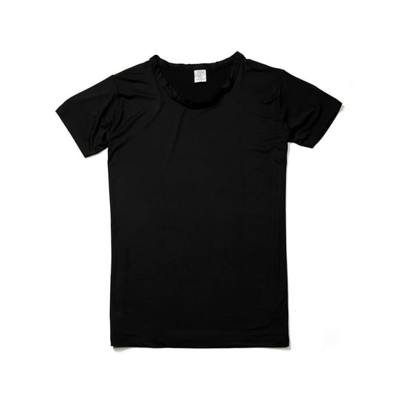 Nylon  Active Underwear - Crew Neck T-shirt