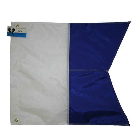 Nylon Alpha Dive Flag, Slip on Style, 20x24
