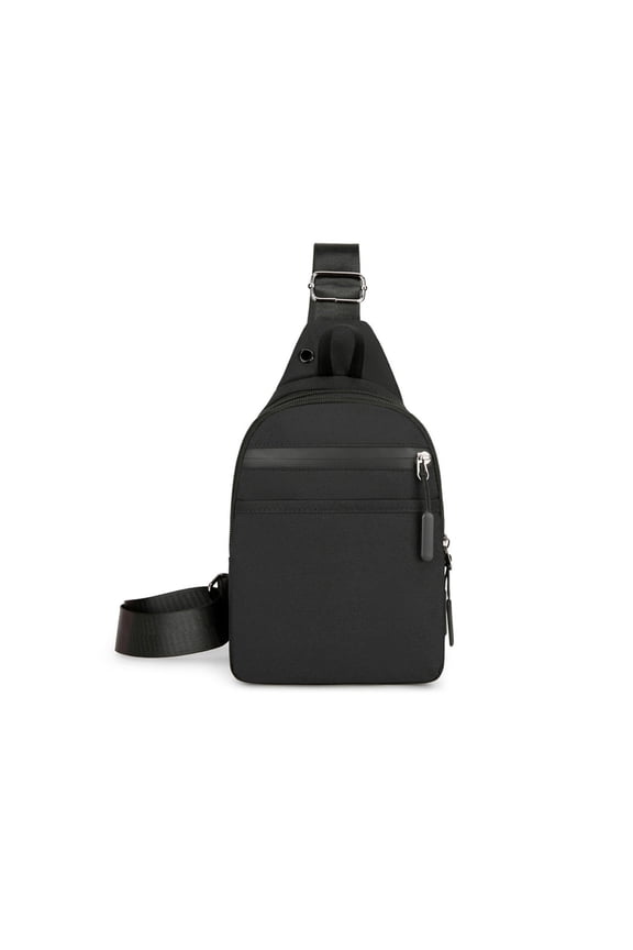 Nylon Anti Scratch Sling Backpack, Hidden Security Pocket Design, Multi Functional Crossbody Bag, Comfortable Breathable Back Panel, Outdoor Travel Business Chest Bag