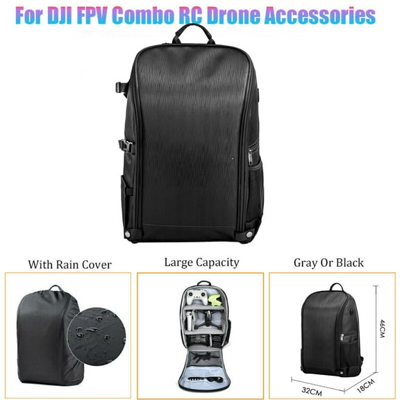 Nylon Backpack Storage Bag For Dji Fpv Drone Accessories Foldable Outdoor Water Resistant Case