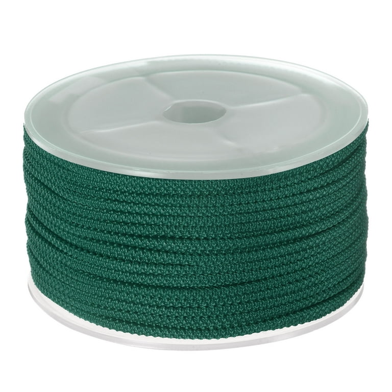 Nylon Beading Thread Cord 2mm Extra Strong Braided Nylon String for  Necklace Crafting 15M/49 Feet, Dark Green 