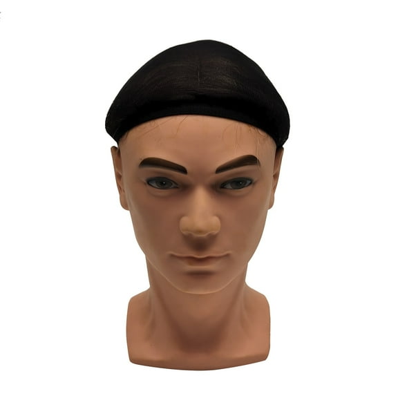 Nylon Black Stocking Cap Hair Wig Head Band Grip Liner Cosplay Halloween Costume Accessory